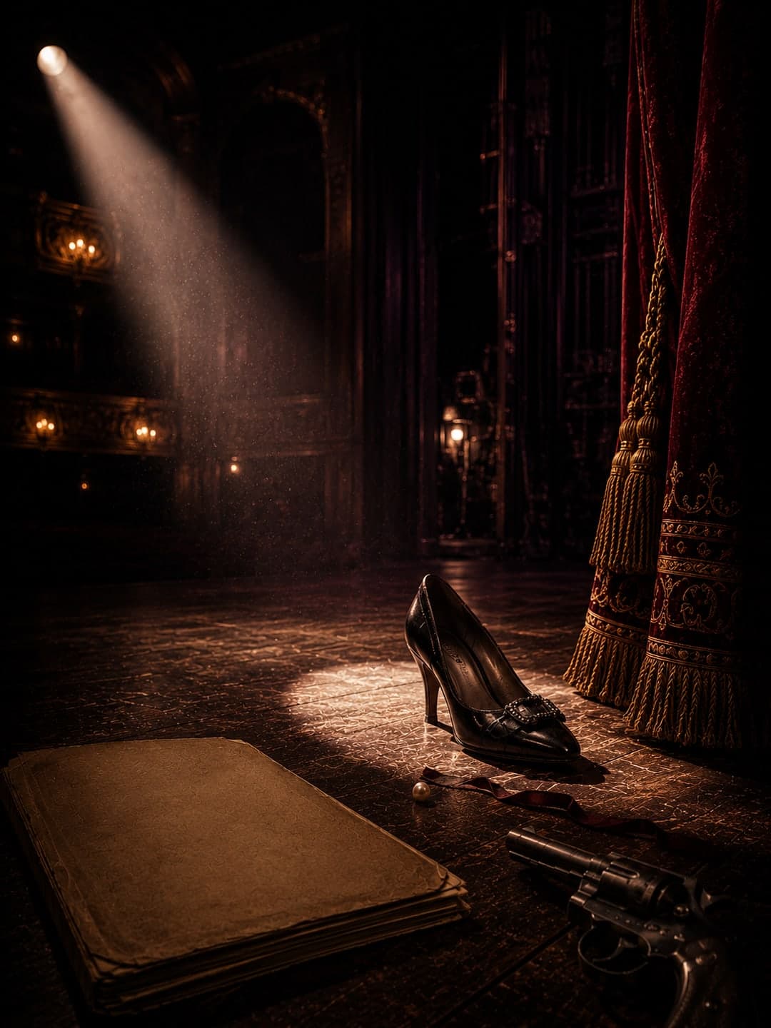 Cover for the detective case: Final Curtain